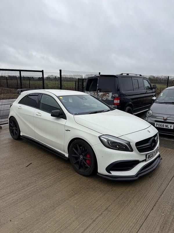 Used Mercedes A45 AMG 2017 White Hatchback
