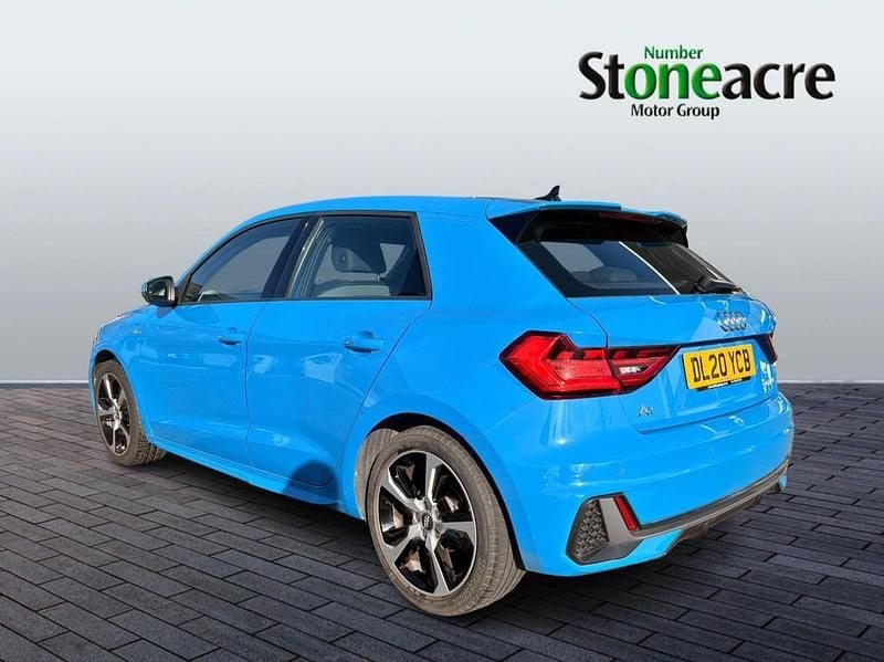 Used Audi A1 Sportback S-Line 116 HP (85 kW) 2020 Blue Hatchback
