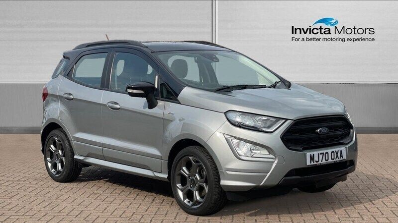 Silver Used 2020 Ford Ecosport ST-Line SUV | £12,100 (Fair price) - Image 1/4
