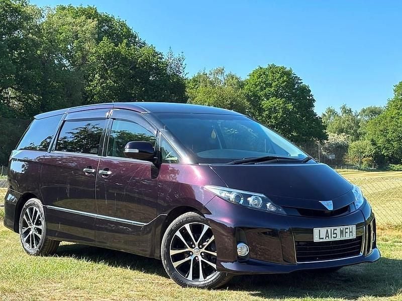 Mauve/purple Used 2015 Toyota Estima MPV | £8,995 (Good price) - Image 1/3