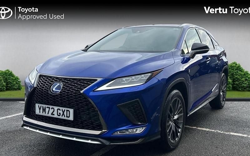 Used Lexus RX450h Sport Line 313 HP (230 kW) 2022 Blue SUV