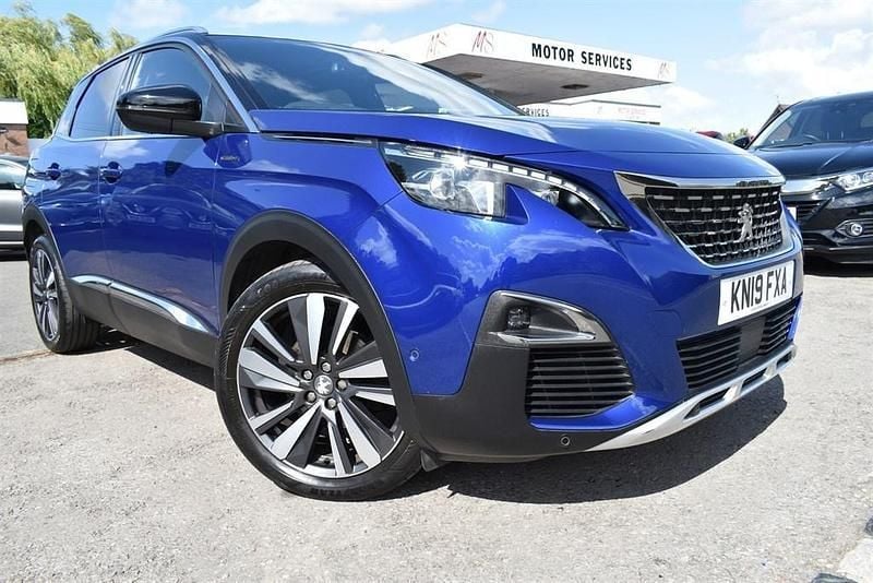 Blue Used 2019 Peugeot 3008 GT-line Hatchback | £12,995 (Good price) - Image 1/4