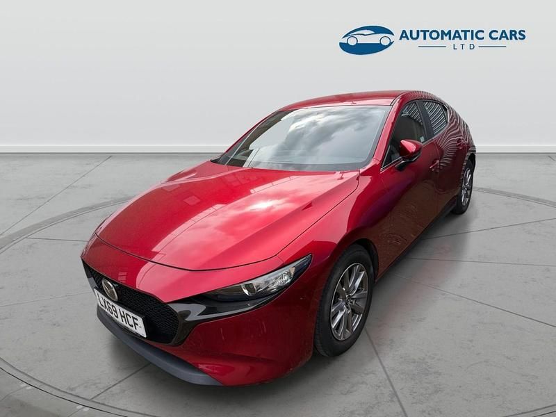 Begagnad Mazda 3 162 HK (119 kW) 2019 Röd Halvkombi