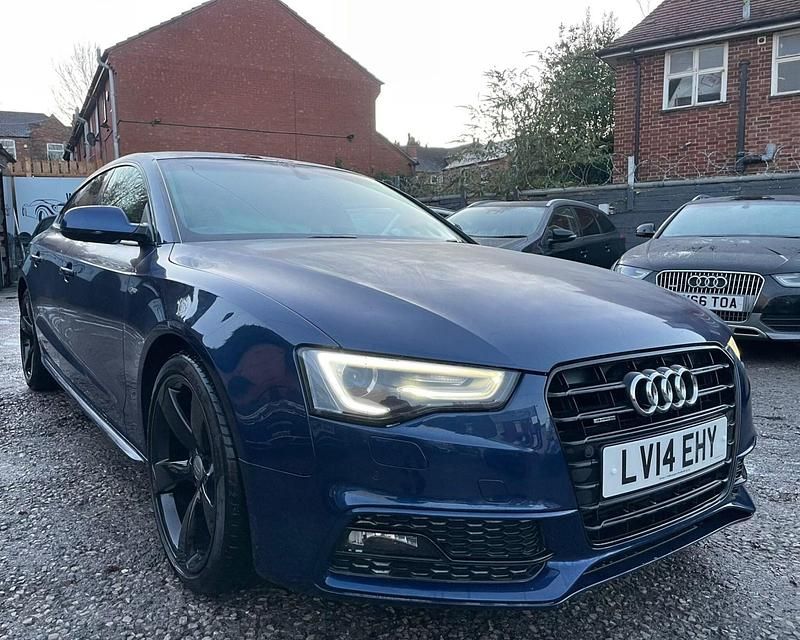 Blue Used 2014 Audi A5 Sportback Advanced Hatchback | £9,250 (Fair price) - Image 1/4