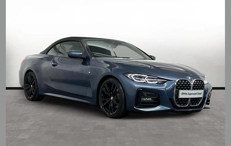 Used BMW 420 M Sport 190 HP (139 kW) 2022 Blue Cabriolet