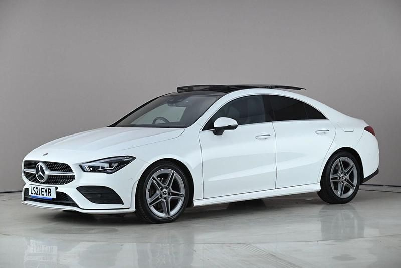 Used Mercedes CLA180 AMG Line Premium Plus 136 HP (100 kW) 2021 White Sedan