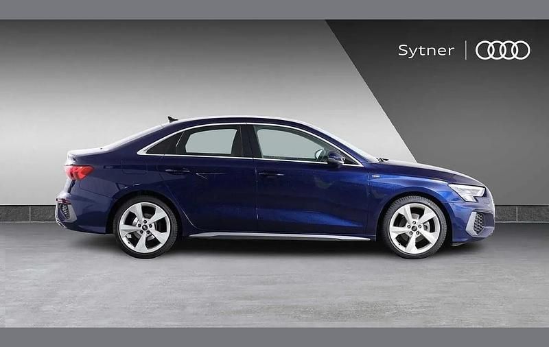 Used Audi A3 S-Line 150 HP (110 kW) 2023 Blue Sedan