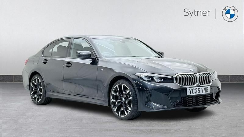 Black Used 2025 BMW 330e M Sport | £33,500 (Good price) - Image 1/4