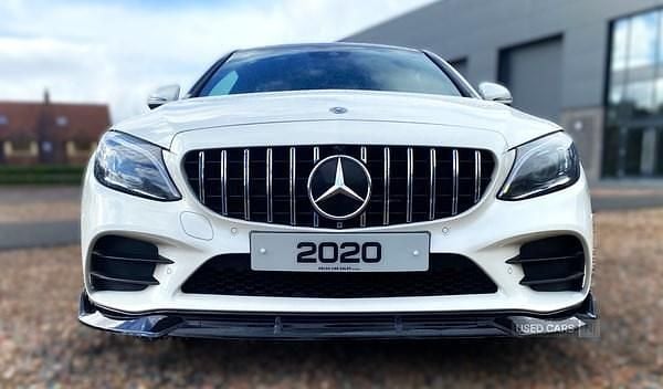 Used Mercedes C300 AMG Line Premium Plus 2020 White Coupe