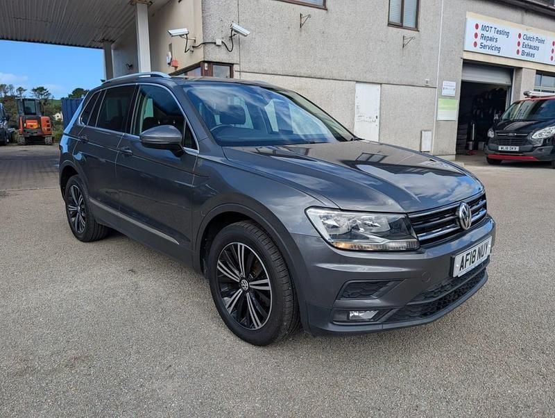 Grey Used 2018 VW Tiguan SE SUV | £14,495 (Fair price) - Image 1/4