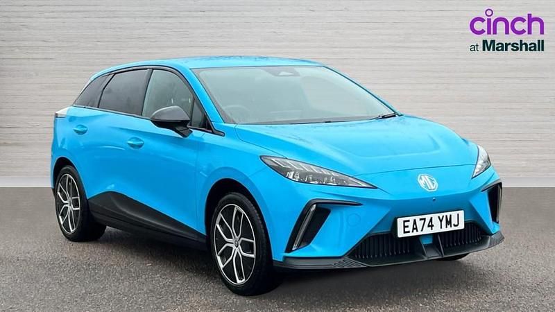 Used MG MG4 EV Trophy 149 kW (203 HP) 2024 Blue Hatchback