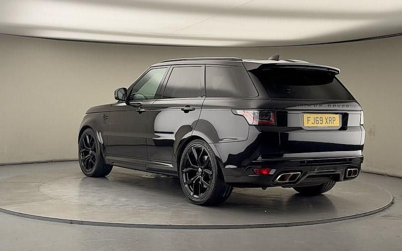 Used Land Rover Range Rover Sport SVR 575 HP (422 kW) 2019 Santorini black SUV