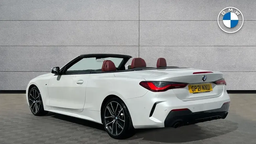 Used BMW 420 M Sport 184 HP (135 kW) 2021 White Cabriolet