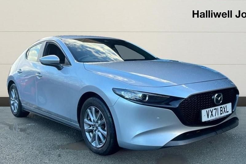 Silver Used 2021 Mazda 3 Hatchback | £15,295 (Good price) - Image 1/1