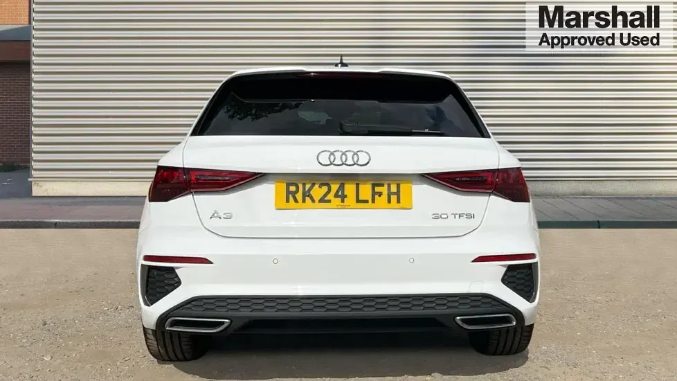 Used Audi A3 S-Line 110 HP (80 kW) 2024 White Hatchback