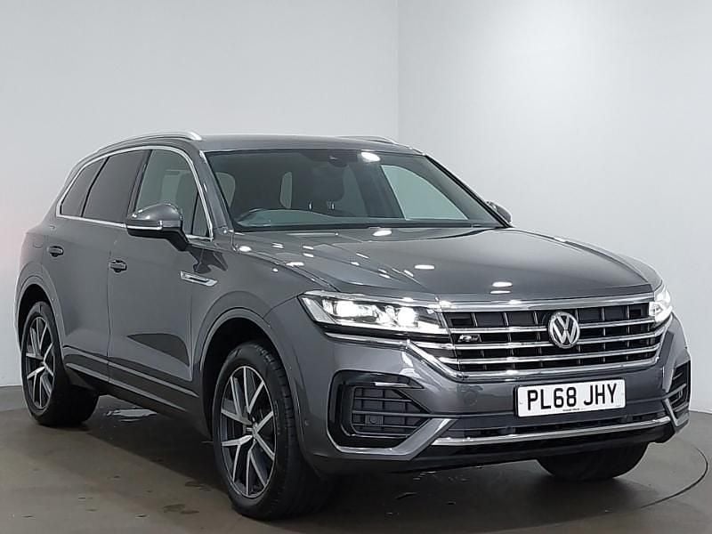Grey Used 2018 VW Touareg R-line SUV | £26,998 (Fair price) - Image 1/4