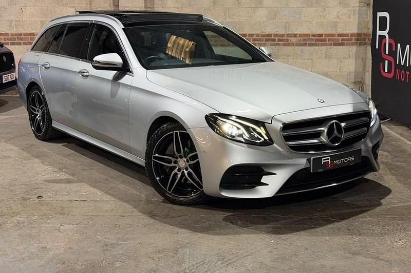 Used Mercedes E220 AMG Line Premium 2017 Silver Estate