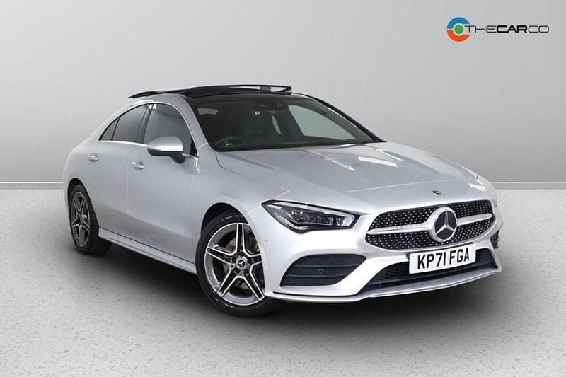 Silver Used 2021 Mercedes CLA220 AMG line Sedan | £27,475 (Fair price) - Image 1/1