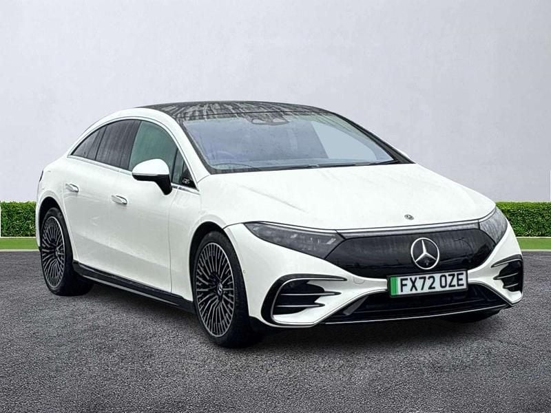 Used Mercedes EQS450+ AMG Line Premium Plus 244 kW (333 HP) 2022 White Sedan