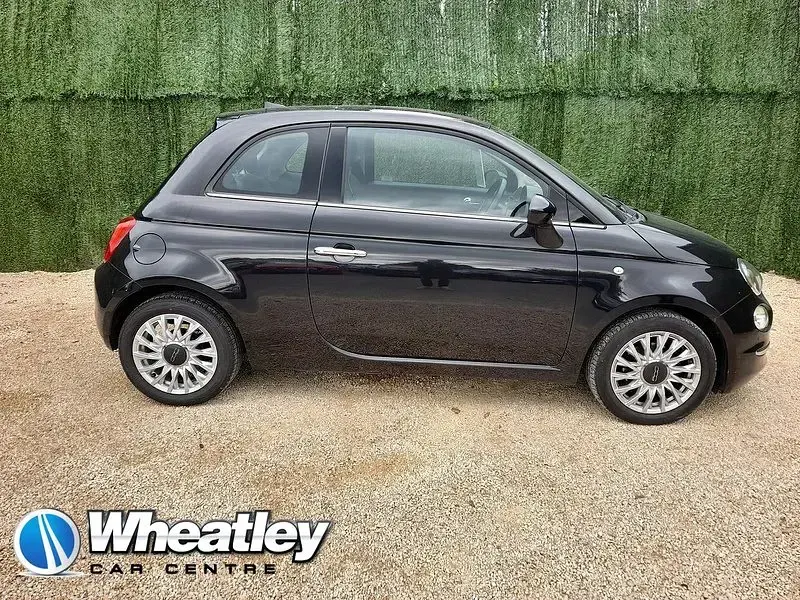 Used Fiat 500 Lounge 69 HP (50 kW) 2017 Black Hatchback