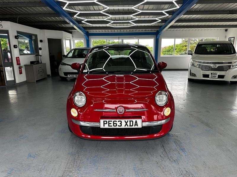 Red Used 2013 Fiat 500 Lounge Hatchback | £4,695 (Fair price) - Image 1/4