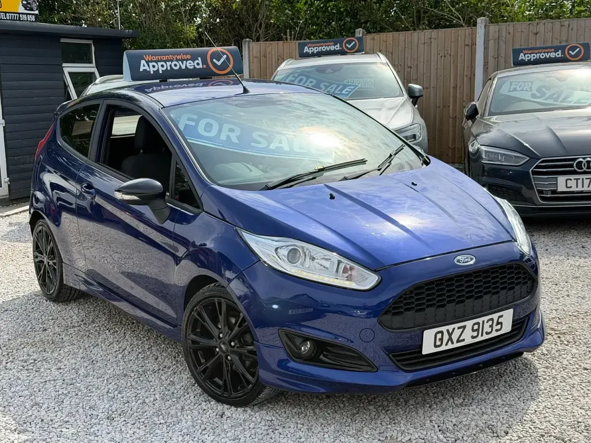 Used Ford Fiesta ST-Line 140 HP (102 kW) 2017 Blue Hatchback