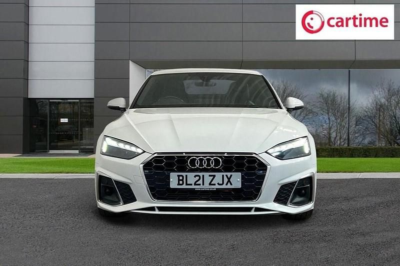 Used Audi A5 S-Line 150 HP (110 kW) 2021 White Coupe