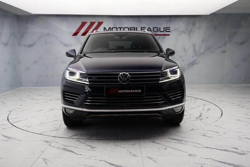 Used VW Touareg R-line Plus 262 HP (192 kW) 2018 Blue SUV