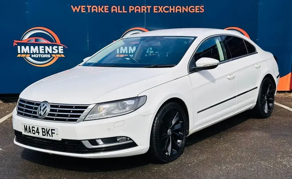 Used VW CC GT 140 HP (102 kW) 2014 White Sedan