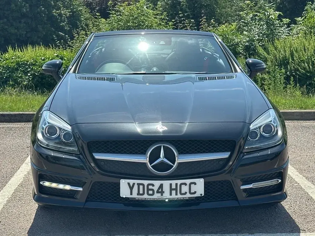 Used Mercedes SLK250 AMG 204 HP (150 kW) 2014 Black Cabriolet