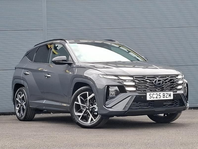 Pearl ecotronic grey New 2025 Hyundai Tucson N Line SUV | £28,998 (Super price) - Image 1/4