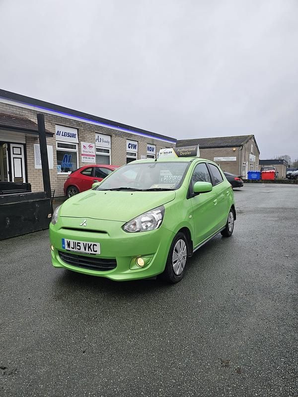 Used Mitsubishi Mirage 2015 Green Hatchback