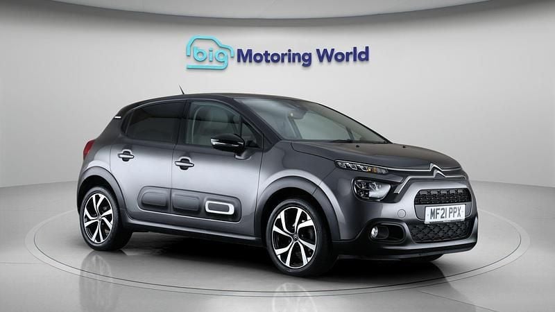 Grey Used 2021 Citroën C3 PureTech Hatchback | £10,900 (Fair price) - Image 1/4