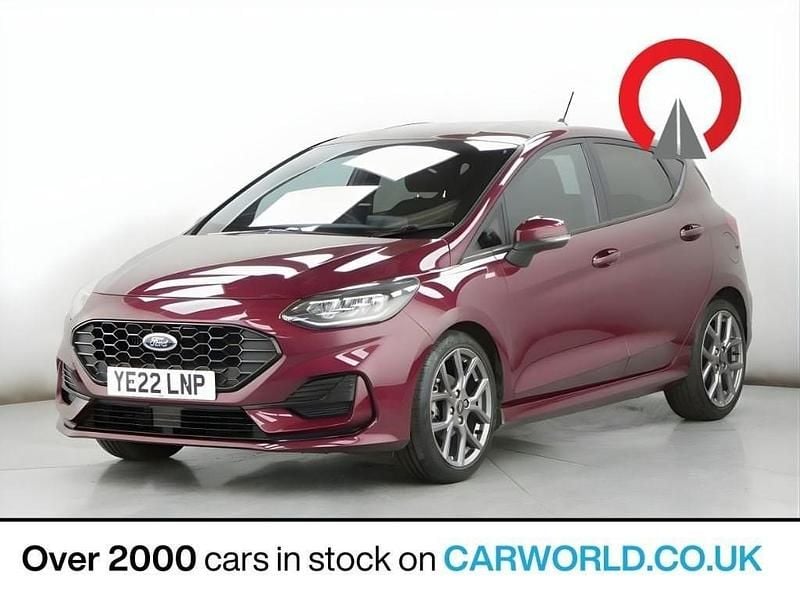 Red Used 2022 Ford Fiesta ST-Line Hatchback | £9,708 (Good price) - Image 1/4