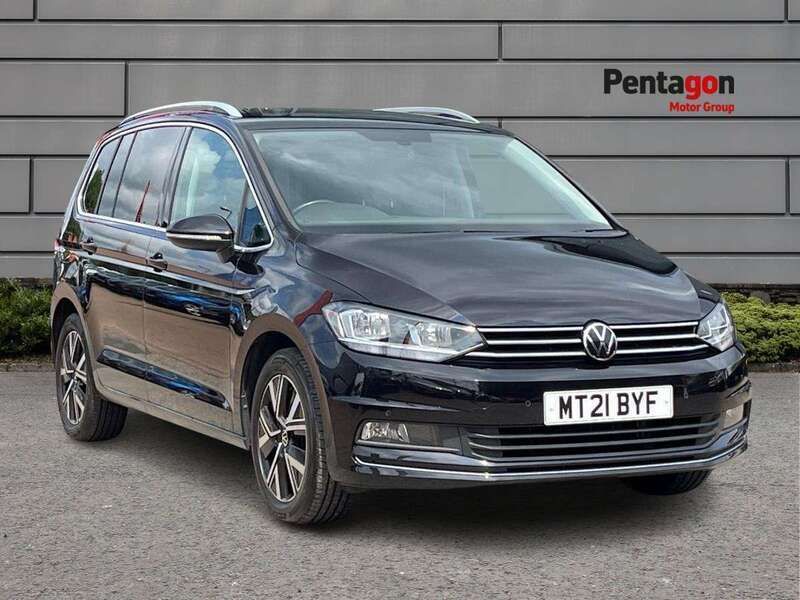 Black Used 2021 VW Touran SEL MPV | £22,995 (Fair price) - Image 1/4