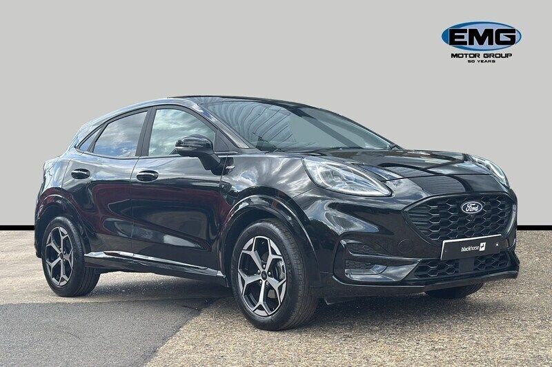 Black Used 2024 Ford Puma ST-Line Hatchback | £19,582 (Fair price) - Image 1/4