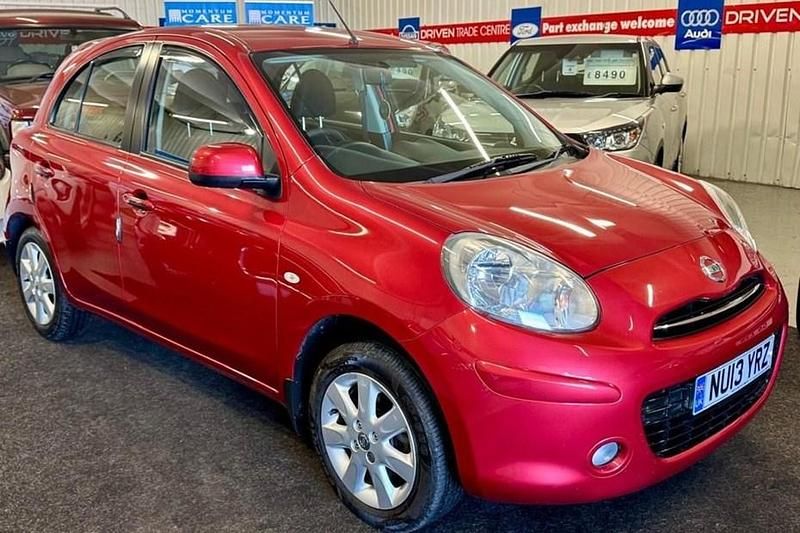 Used Nissan Micra Acenta 80 HP (58 kW) 2013 Red Hatchback