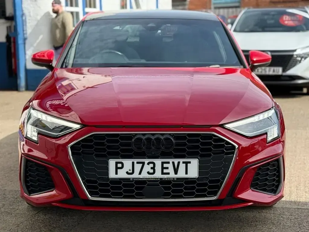 Used Audi A3 S-Line 110 HP (80 kW) 2023 Red Sedan