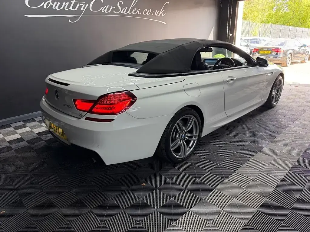Used BMW 640 Cabriolet M Sport 320 HP (235 kW) 2012 White Cabriolet