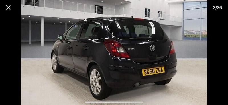 Used Vauxhall Corsa 89 HP (65 kW) 2008 Black Hatchback