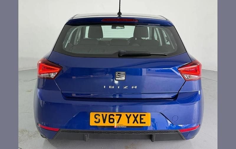 Begagnad Seat Ibiza SE 94 HK (69 kW) 2017 Blå Halvkombi