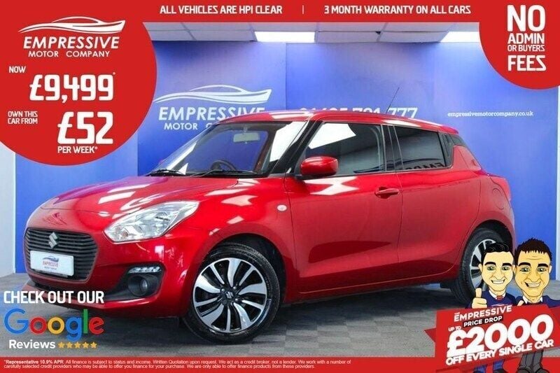 Red Used 2020 Suzuki Swift SZ-T Hatchback | £9,999 (Fair price) - Image 1/4