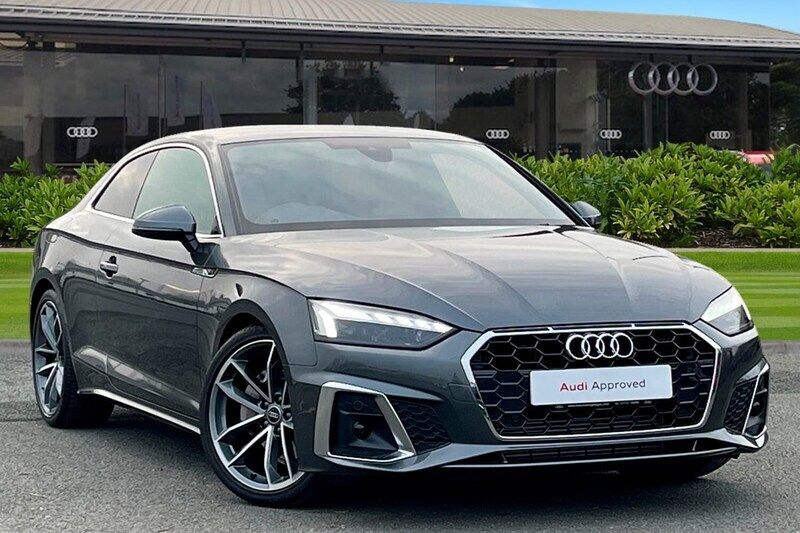 Used Audi A5 S-Line 204 HP (150 kW) 2022 Grey Coupe
