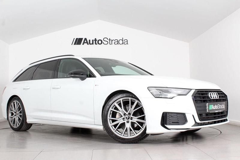 White Used 2022 Audi A6 Black Edition Estate | £27,449 (Fair price) - Image 1/2