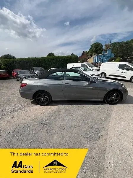 Used Mercedes E250 AMG 204 HP (150 kW) 2013 Silver Cabriolet