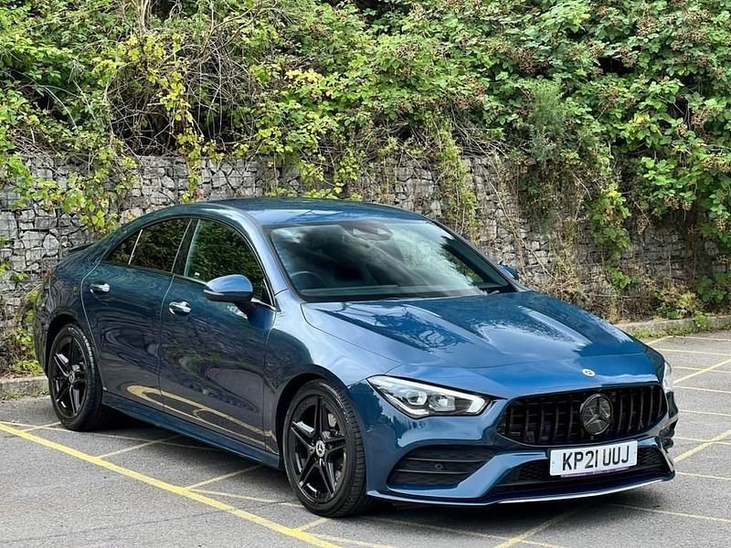Blue Used 2021 Mercedes CLA220 AMG line Sedan | £22,500 (Fair price) - Image 1/3