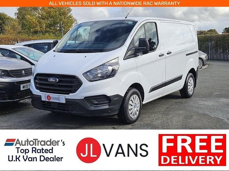 Frozen white (solid paint) Used 2021 Ford Transit Custom | £12,450 (Super price) - Image 1/3