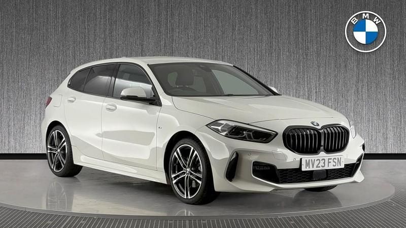 White Used 2023 BMW 118 M Sport Hatchback | £22,299 (Fair price) - Image 1/4
