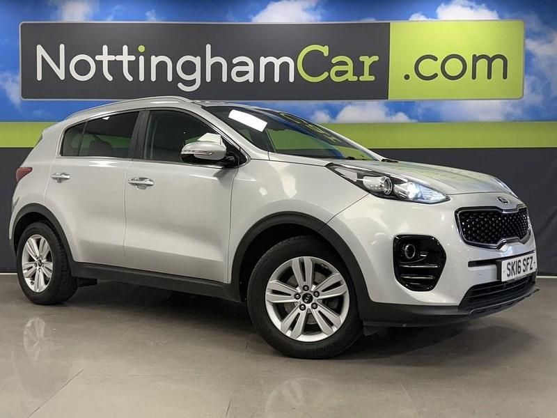 Silver Used 2016 Kia Sportage 2 SUV | £9,495 (Fair price) - Image 1/4