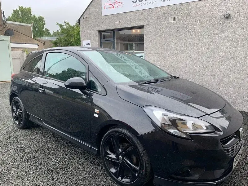 Used Vauxhall Corsa Edition 75 HP (55 kW) 2016 Black Hatchback
